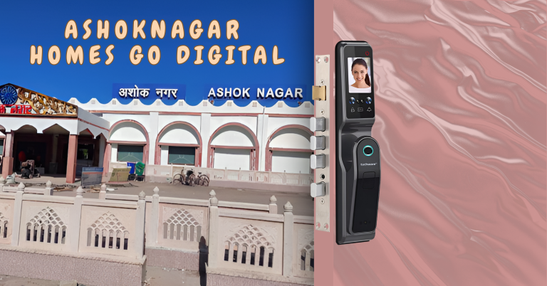 Tuchware smart lock in Ashok Nagar enhances home security with digital access.