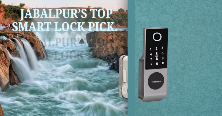 Smart Lock in Jabalpur showcased near the roaring Dhuandhar Waterfalls – a fusion of strength and innovation